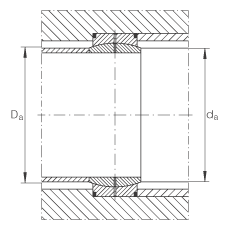 關(guān)節(jié)軸承 GE600-DO, 根據(jù) DIN ISO 12 240-1 標(biāo)準(zhǔn)，需維護(hù)